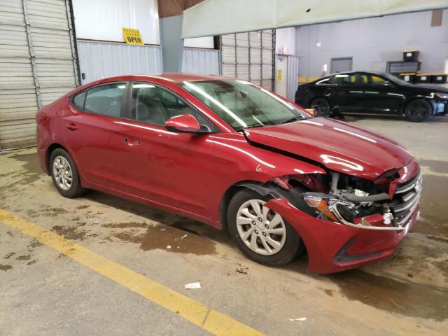 5NPD74LF2HH197062 - 2017 HYUNDAI ELANTRA SE RED photo 4