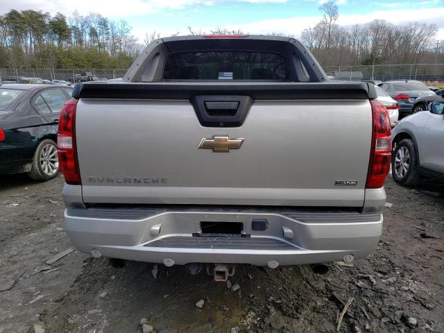 3GNFK22069G154595 - 2009 CHEVROLET AVALANCHE K1500 LT SILVER photo 6