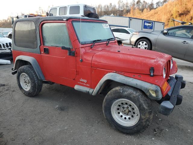 1J4F449S63P349048 - 2003 JEEP WRANGLER / SPORT RED photo 1