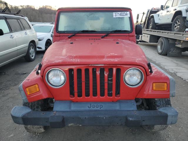 1J4F449S63P349048 - 2003 JEEP WRANGLER / SPORT RED photo 5