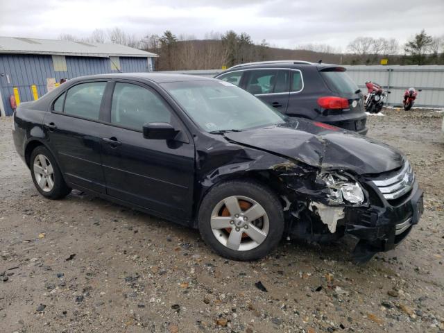 3FAHP07Z68R217797 - 2008 FORD FUSION SE BLACK photo 4