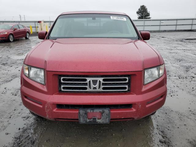 2HJYK16576H513929 - 2006 HONDA RIDGELINE RTL BURGUNDY photo 5