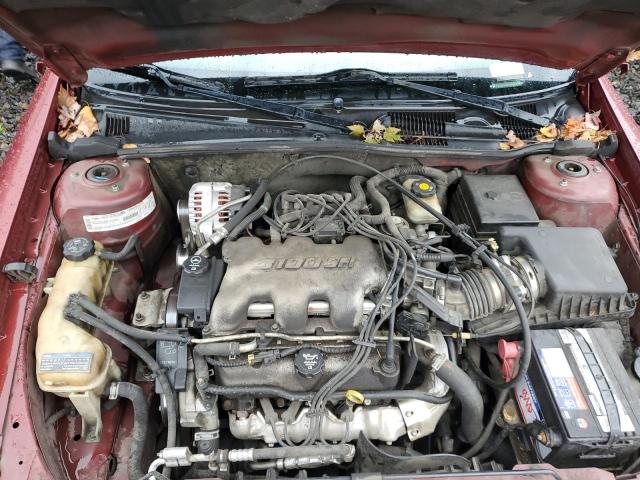 1G1ND52J42M699067 - 2002 CHEVROLET MALIBU RED photo 11