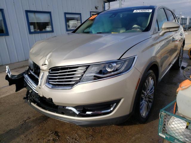 2LMPJ6LR9HBL34112 - 2017 LINCOLN MKX RESERVE BEIGE photo 1