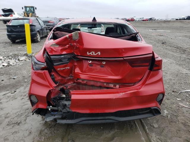 3KPF24AD5NE434748 - 2022 KIA FORTE FE RED photo 6