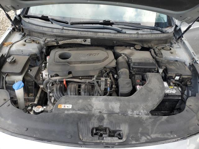 5NPE24AF9HH585556 - 2017 HYUNDAI SONATA SE SILVER photo 11