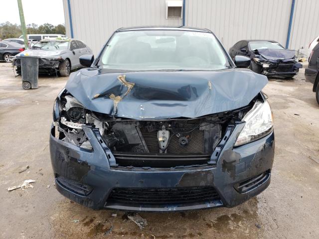 3N1AB7AP4FY322614 - 2015 NISSAN SENTRA S BLACK photo 5