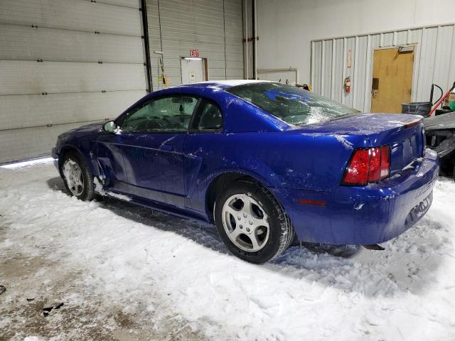 1FAFP40432F220397 - 2002 FORD MUSTANG BLUE photo 2