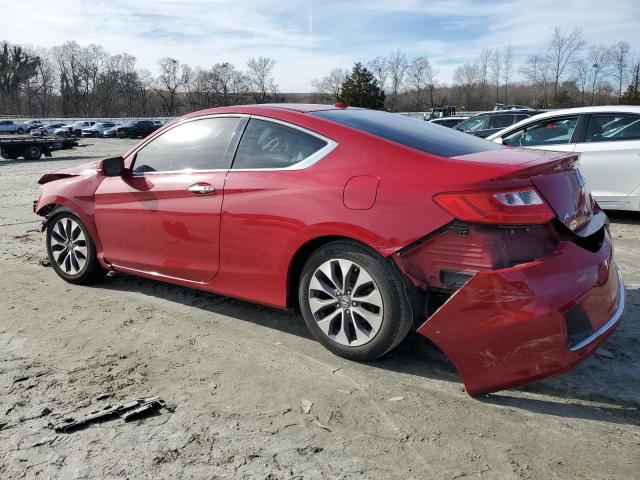 1HGCT1B89FA013492 - 2015 HONDA ACCORD EXL RED photo 2