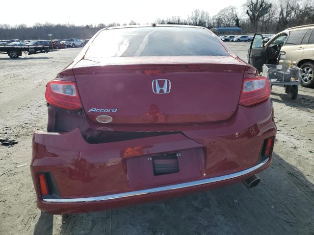 1HGCT1B89FA013492 - 2015 HONDA ACCORD EXL RED photo 6