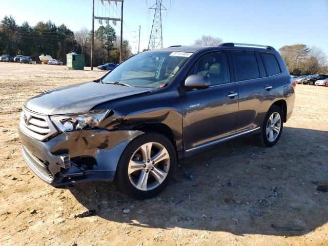 5TDYK3EH2DS125274 - 2013 TOYOTA HIGHLANDER LIMITED GRAY photo 1