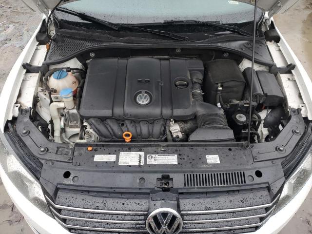 1VWAP7A30CC006267 - 2012 VOLKSWAGEN PASSAT S WHITE photo 11