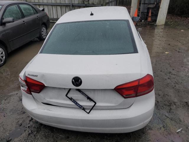 1VWAP7A30CC006267 - 2012 VOLKSWAGEN PASSAT S WHITE photo 6