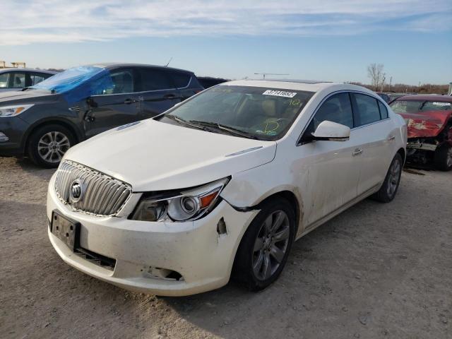 1G4GE5EV4AF304976 - 2010 BUICK LACROSSE CXS WHITE photo 2