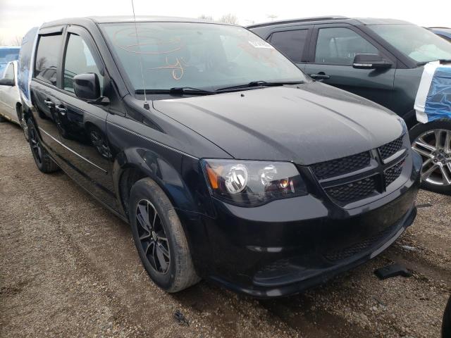 2C4RDGBG7HR707175 - 2017 DODGE GRAND CARA SE BLACK photo 4