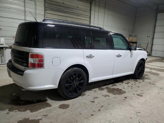 2FMHK6C83KBA30561 - 2019 FORD FLEX SEL WHITE photo 3