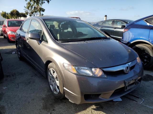 19XFA1F54AE018638 - 2010 HONDA CIVIC LX GRAY photo 4