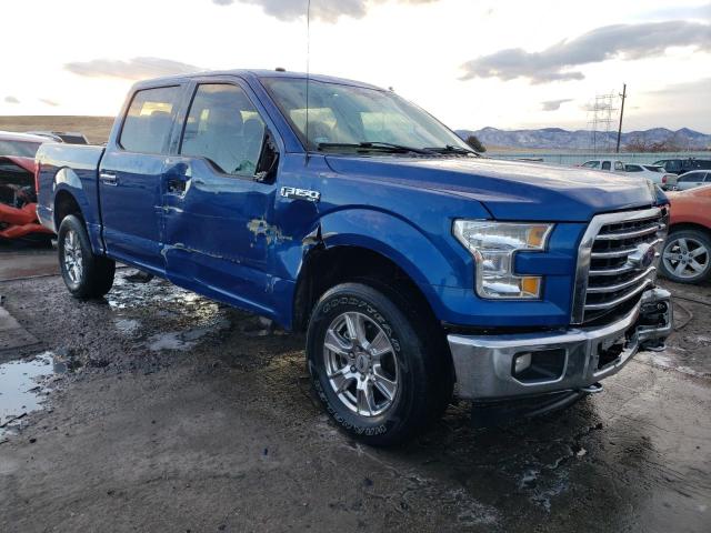 1FTEW1EF7HKC45353 - 2017 FORD F150 SUPERCREW BLUE photo 4