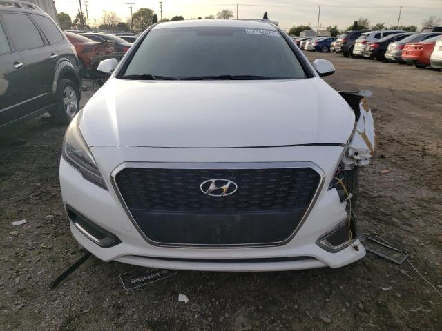 KMHE24L1XGA026102 - 2016 HYUNDAI SONATA HYBRID WHITE photo 5