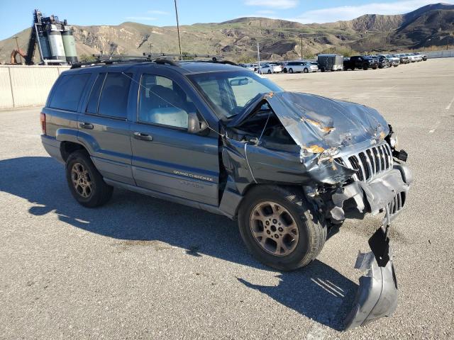 1J4GX48S61C630302 - 2001 JEEP GRAND CHER LAREDO BLUE photo 4