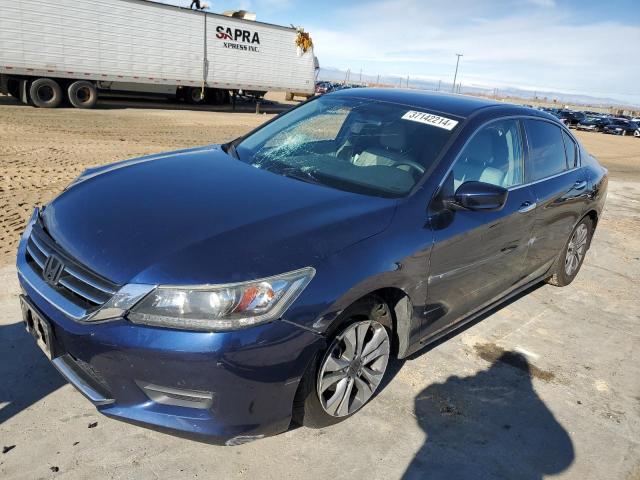 1HGCR2F38FA211015 - 2015 HONDA ACCORD LX BLUE photo 1