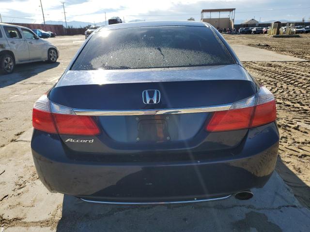 1HGCR2F38FA211015 - 2015 HONDA ACCORD LX BLUE photo 6