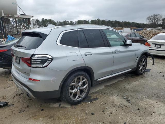 5UXTY3C05M9F59324 - 2021 BMW X3 SDRIVE30I SILVER photo 3