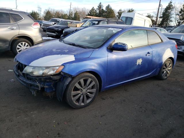 KNAFW6A3XB5327240 - 2011 KIA FORTE SX BLUE photo 1