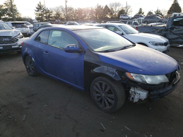 KNAFW6A3XB5327240 - 2011 KIA FORTE SX BLUE photo 4