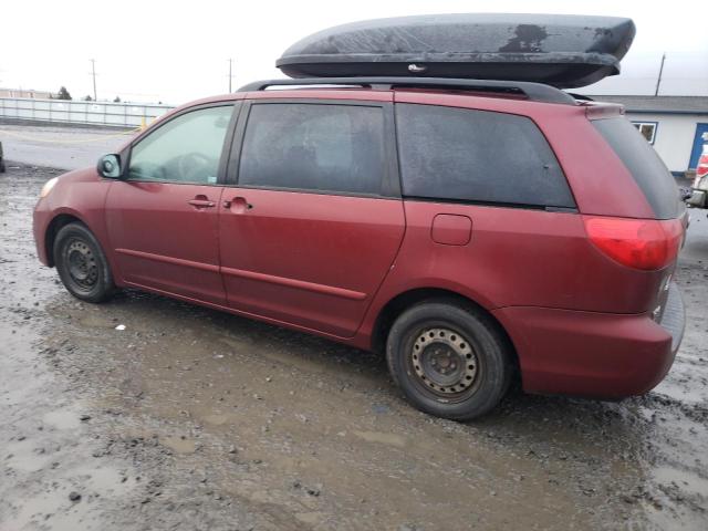 5TDZK23C98S181000 - 2008 TOYOTA SIENNA CE MAROON photo 2