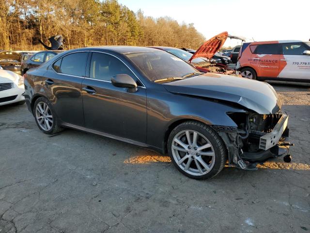 JTHBE262X75015809 - 2007 LEXUS IS 350 GRAY photo 4