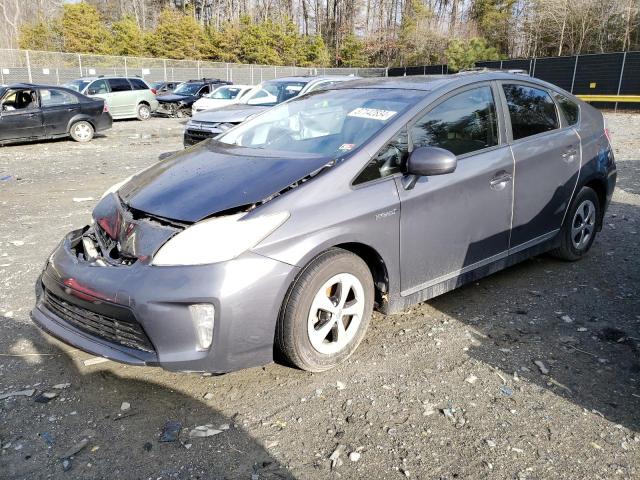 JTDKN3DU4E1760653 - 2014 TOYOTA PRIUS GRAY photo 1