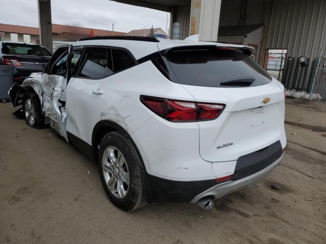 3GNKBCRS3KS667026 - 2019 CHEVROLET BLAZER 2LT WHITE photo 2