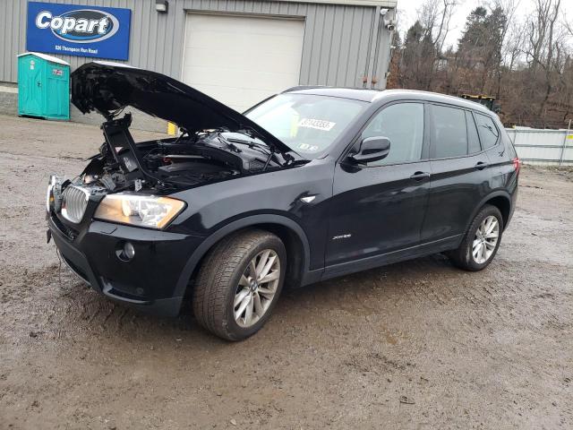 5UXWX9C51E0D31180 - 2014 BMW X3 XDRIVE28I BLACK photo 1