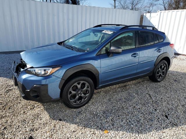 JF2GTHSC9MH384011 - 2021 SUBARU CROSSTREK SPORT BLUE photo 1