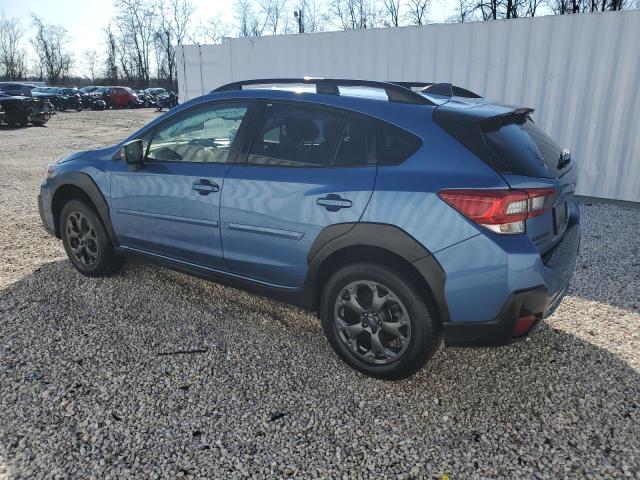 JF2GTHSC9MH384011 - 2021 SUBARU CROSSTREK SPORT BLUE photo 2