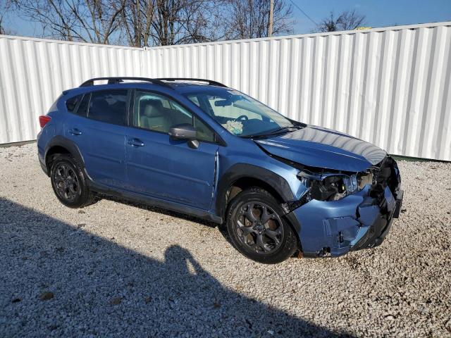 JF2GTHSC9MH384011 - 2021 SUBARU CROSSTREK SPORT BLUE photo 4