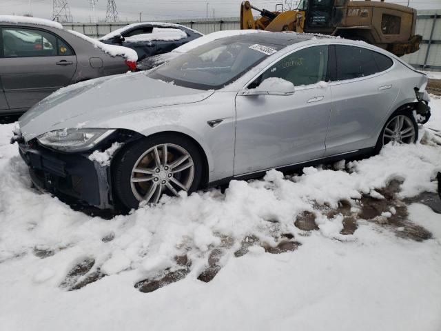 5YJSA1CN0DFP06749 - 2013 TESLA MODEL S ვერცხლისფერი ფოტო 1