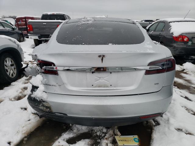 5YJSA1CN0DFP06749 - 2013 TESLA MODEL S ვერცხლისფერი ფოტო 6