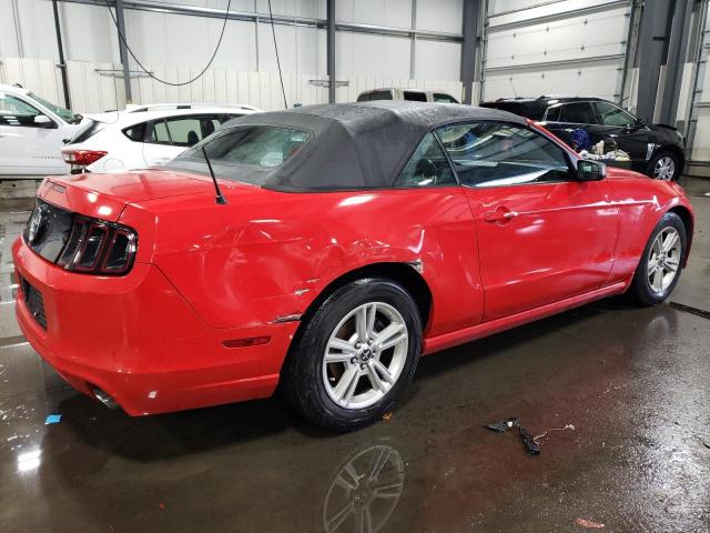 1ZVBP8EM2E5276492 - 2014 FORD MUSTANG RED photo 3