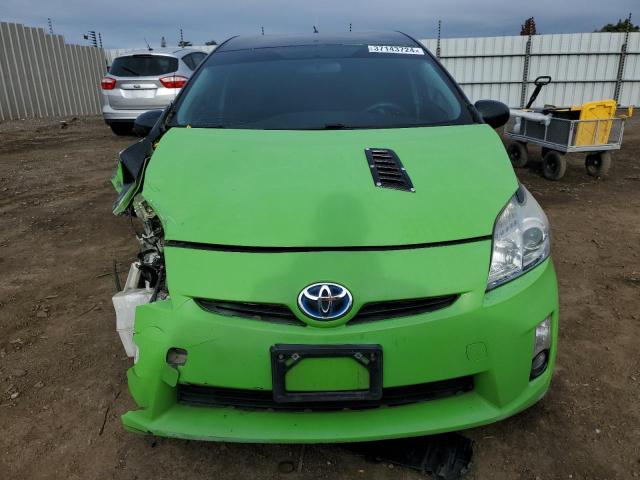 JTDKN3DUXA0067120 - 2010 TOYOTA PRIUS GREEN photo 5