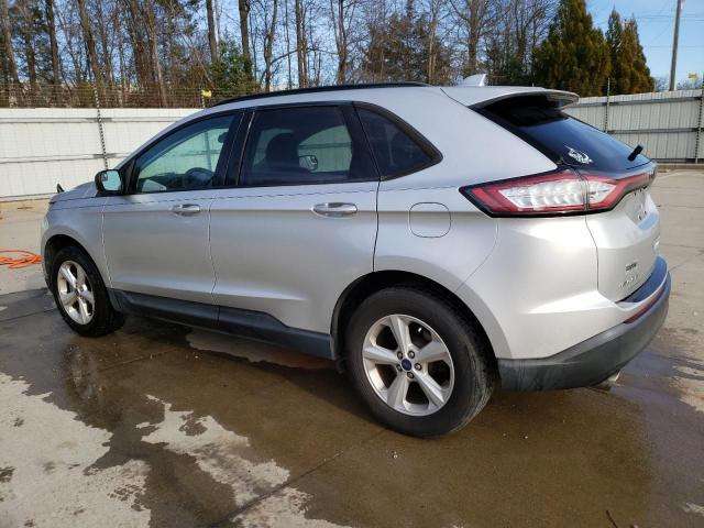 2FMTK3G81FBB37262 - 2015 FORD EDGE SE SILVER photo 2