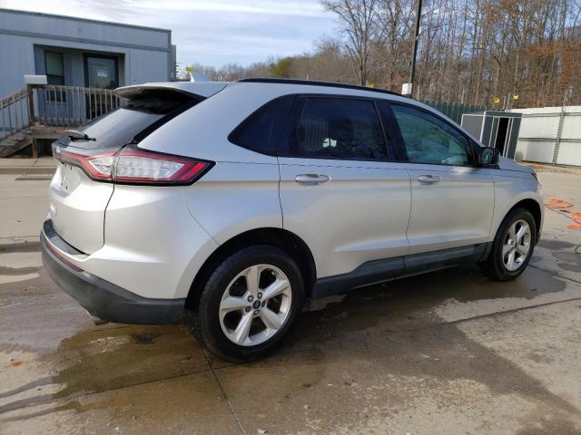 2FMTK3G81FBB37262 - 2015 FORD EDGE SE SILVER photo 3