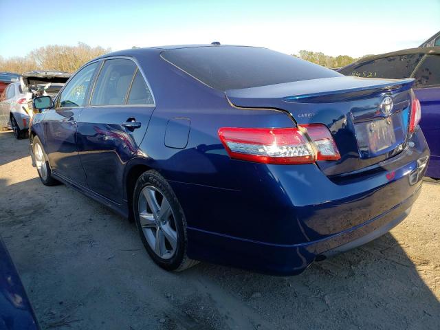 4T1BF3EK7BU732443 - 2011 TOYOTA CAMRY BASE BLUE photo 2