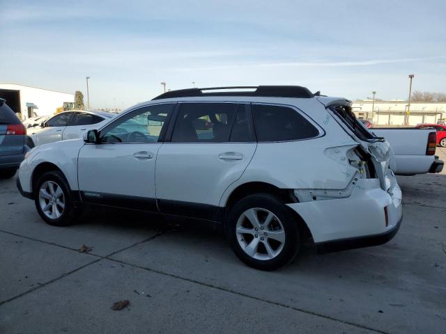 4S4BRBPC2D3290137 - 2013 SUBARU OUTBACK 2.5I LIMITED WHITE photo 2