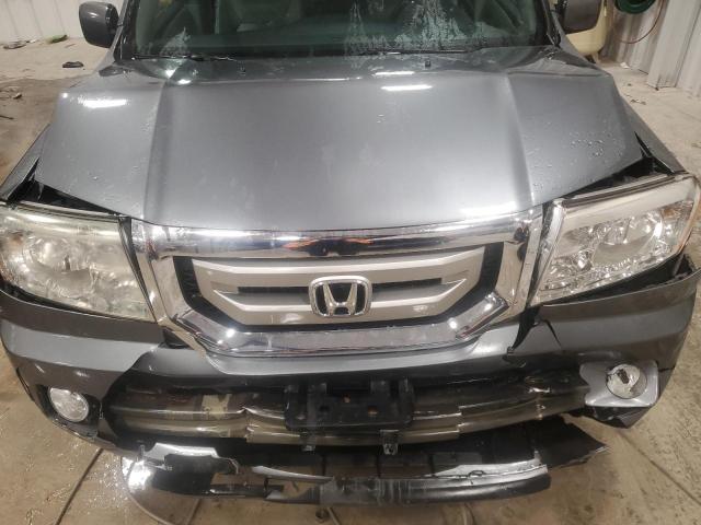 5FNYF4H59AB029606 - 2010 HONDA PILOT EXL GRAY photo 12