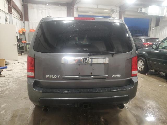 5FNYF4H59AB029606 - 2010 HONDA PILOT EXL GRAY photo 6