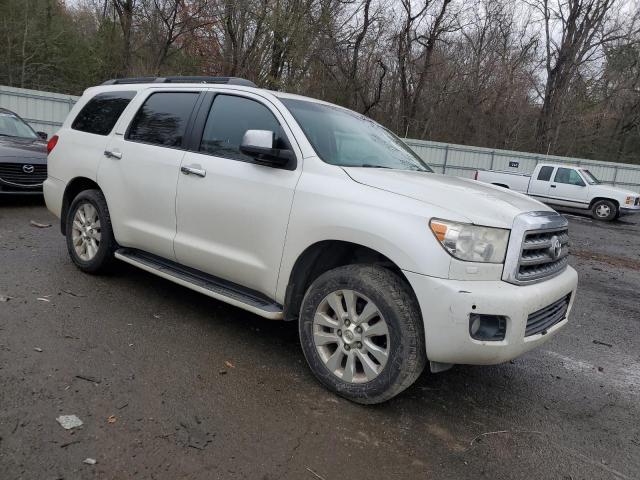 5TDDW5G13BS043078 - 2011 TOYOTA SEQUOIA PLATINUM WHITE photo 4