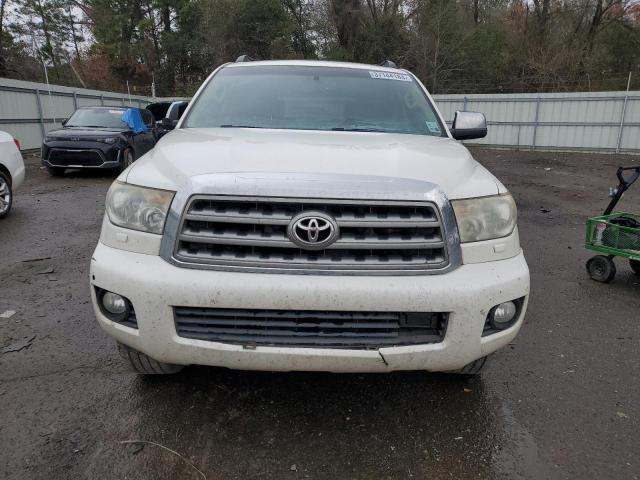 5TDDW5G13BS043078 - 2011 TOYOTA SEQUOIA PLATINUM WHITE photo 5