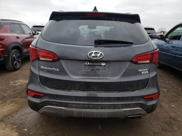 5XYZUDLB6HG452766 - 2017 HYUNDAI SANTA FE S GRAY photo 6